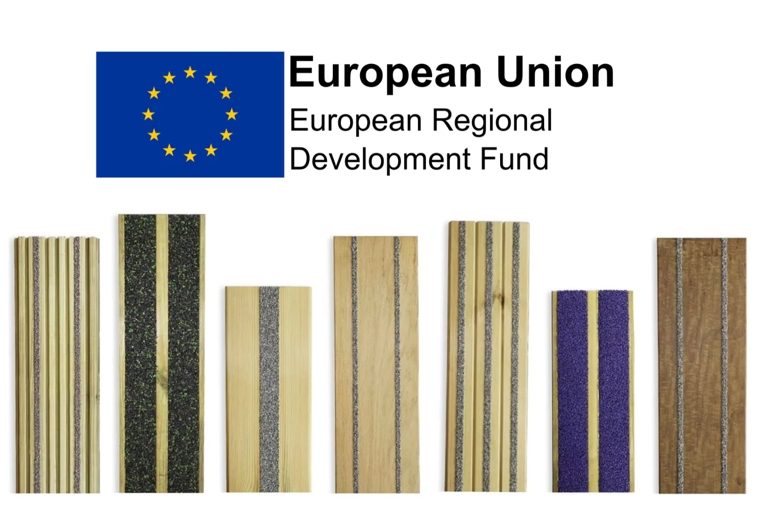 Non-slip decking supported by European Union funding